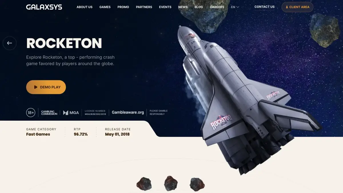 Rocketon full comparison screenshot from galaxsys.co